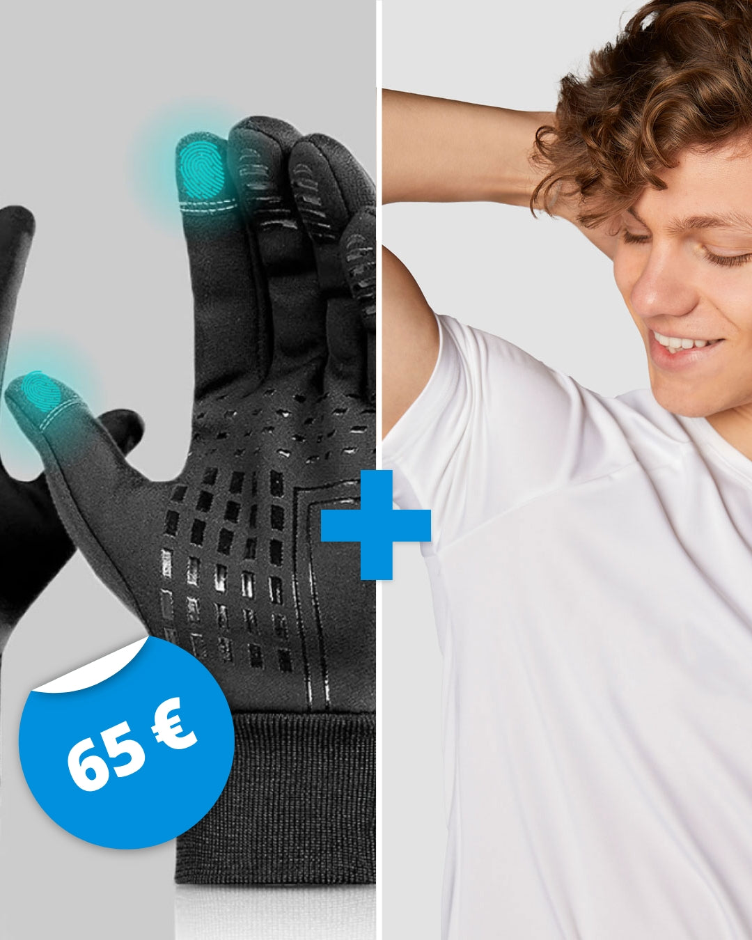 Bundle: Gloves + NoSmell Shirt