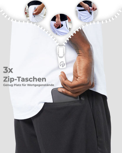 Bundle: NoSmell Weiß + Tights Schwarz + Gratis Gloves
